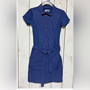 Nike Navy Button-Up Mini Dress